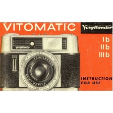 Voigtlander ib iib iiib vitomatic instructions for use