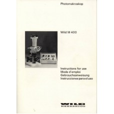 Wild m400 stereo microscope photomakroskop instructions