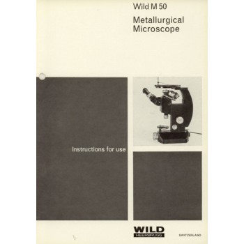 Wild m50 metallurgical microscope instructions only