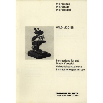Wild m20-eb microscope instruction manual