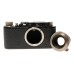 Leica II Black Rangefinder Camera Nickle Summar 5cm f/2 Lens