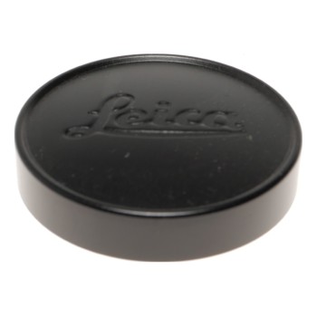 Leica vintage Black Lens Cap metal Push On balck velvet