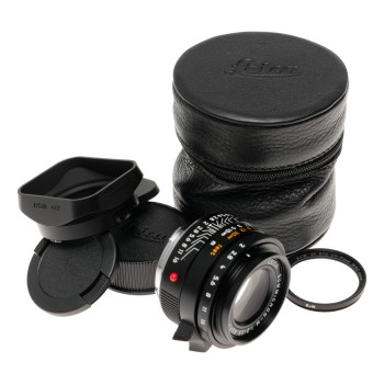 Leica Summicron-M 35mm f/2 ASPH Lens case Hood Filter