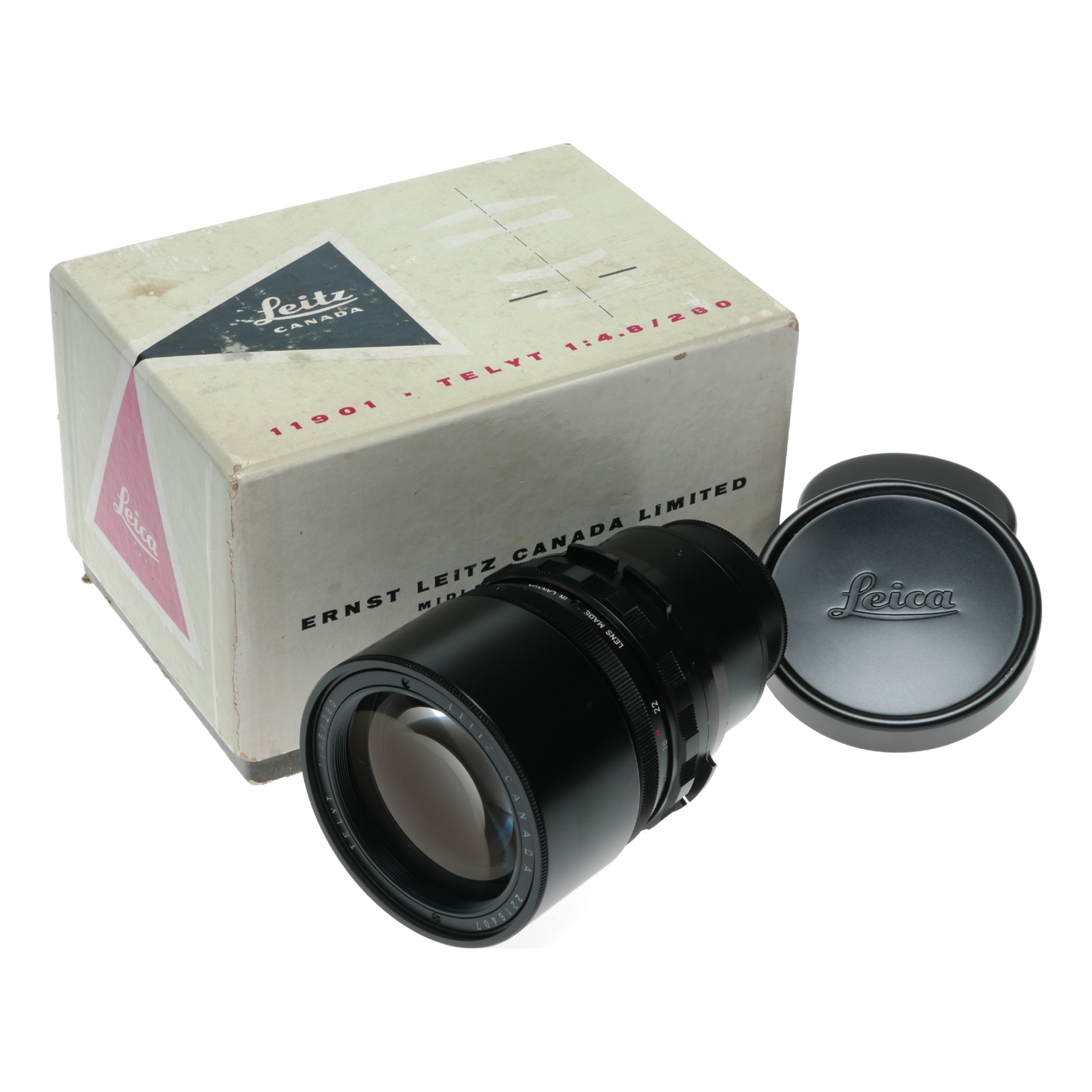Buy leitz 11901 telyt leica telephoto camera lens black