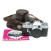 1st Version Leicaflex SLR chrome camera body kit with a box case manual