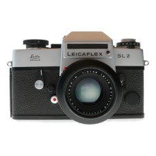 Leicaflex SL2 chrome camera Summicron-R 2/50mm cap Leica hood manual