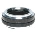 Leitz 14127F Wetzlar black M to R lens adapter aperture