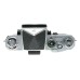 Nikon F body chrome SLR classic 35mm film camera with manual stunning