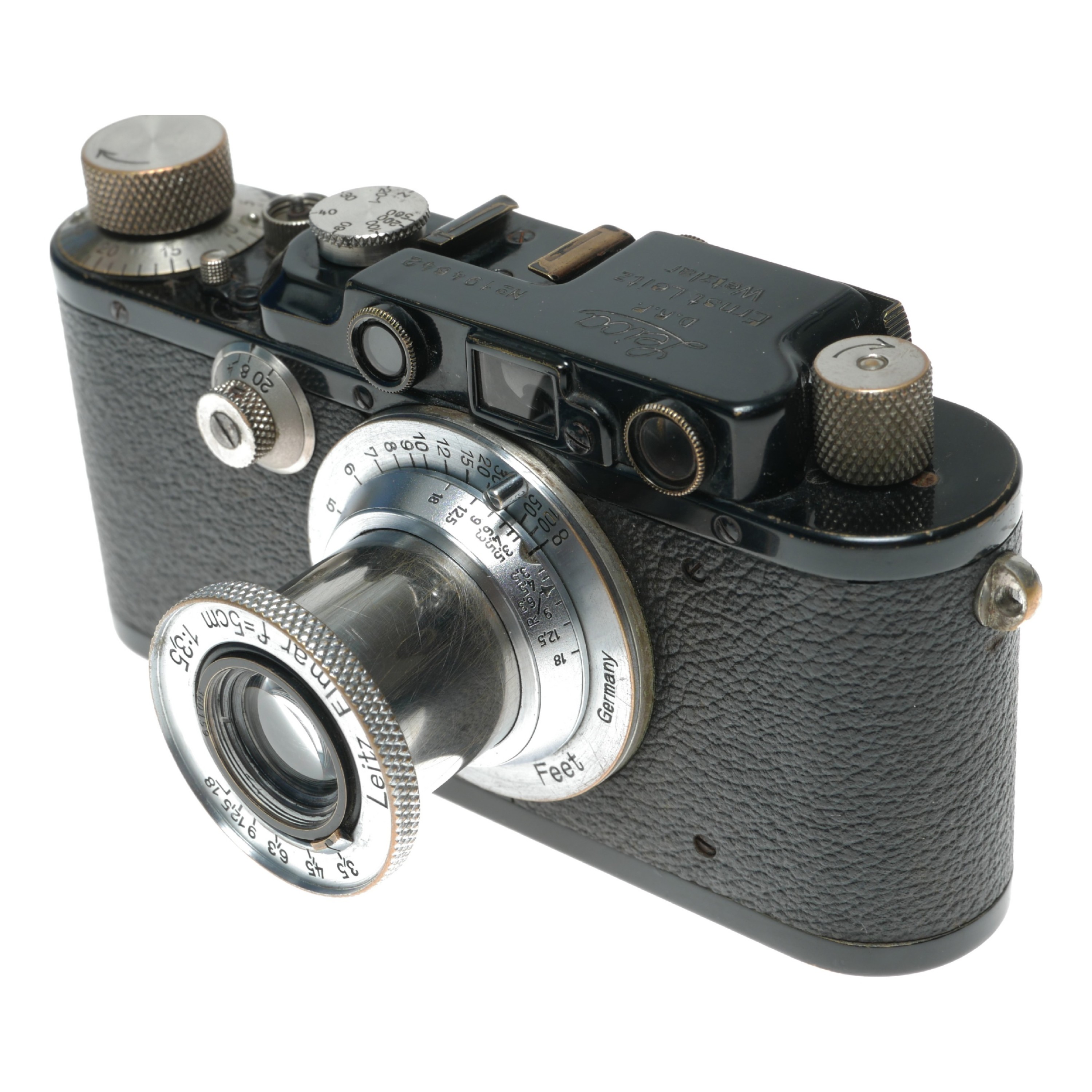 Buy leica iii black paint rf camera leitz elmar 5cm 1:3.5