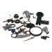 Assortment of Leica Leitz vintage camera spare parts used as is lot