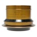 Cooke lens Series IIA 6.5 inches x 4.75 inches eq focus 8.2 inches brass lens