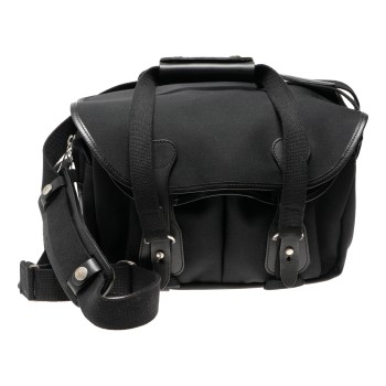 Billingham 335 Camera Bag Black Canvas Leather Made England