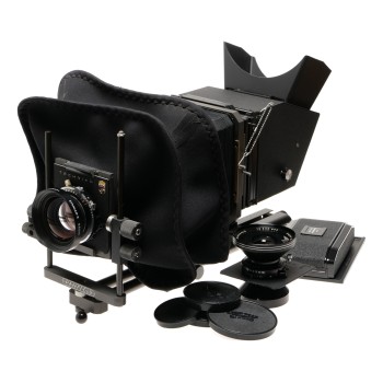 Pan-Field 4x5 View Camera Kit Schneider 90mm 210mm Lenses