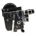 Vintage Bolex H16 16mm Cine Camera Turret Switar Yvar Lenses