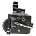 Vintage Bolex H16 16mm Cine Camera Turret Switar Yvar Lenses