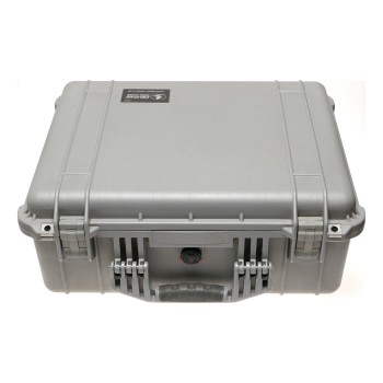 Pelican 1550 Protector Case Silver Grey Watertight Hard Case