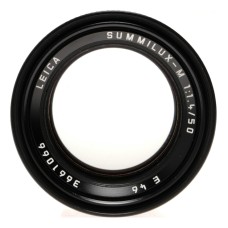Leica 50mm f1.4 Summilux-M v3 Pre-ASPH E46 Black 3661096 Haze