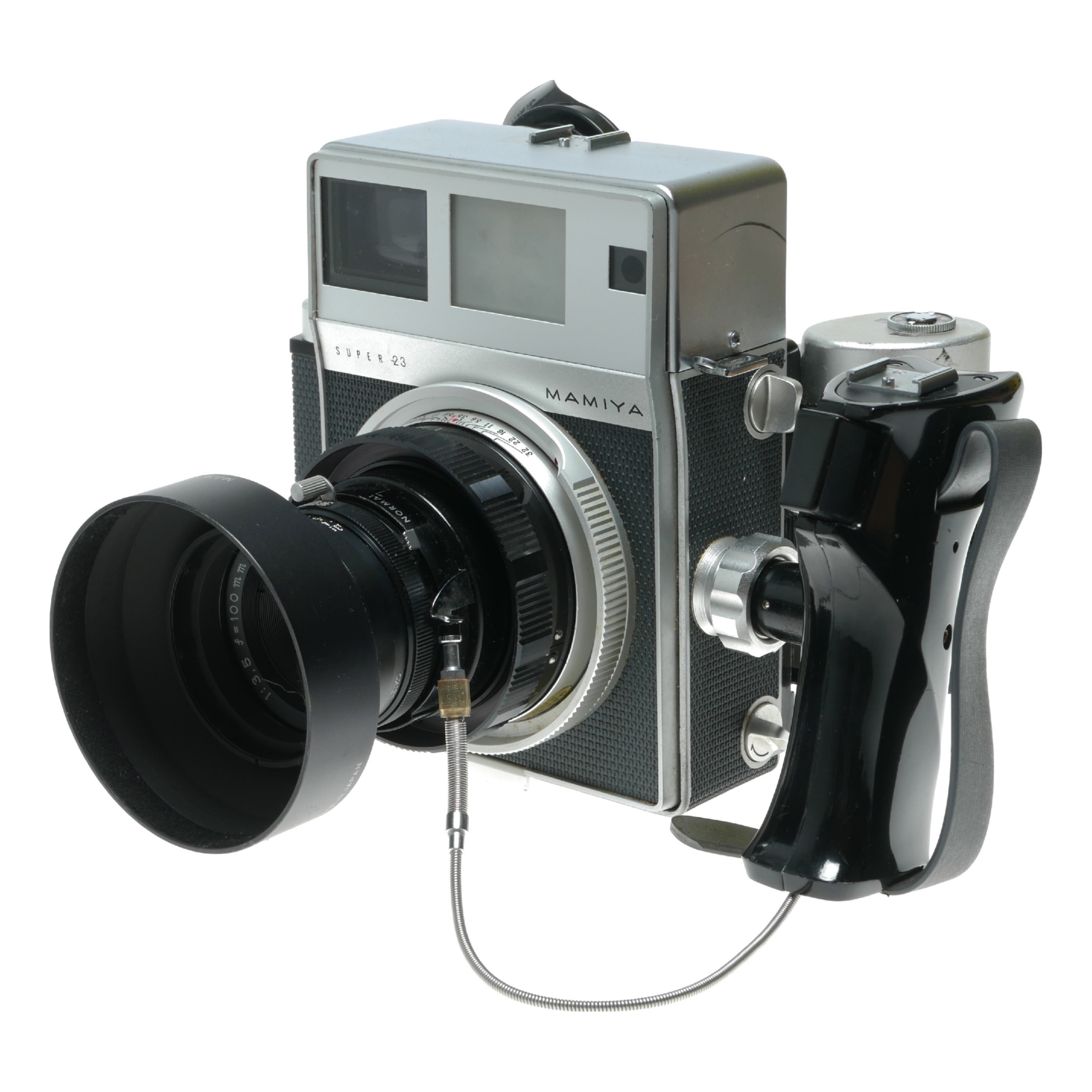 Mamiya Press Super 23 camera 100mm f/3.5 Grip set Xtra