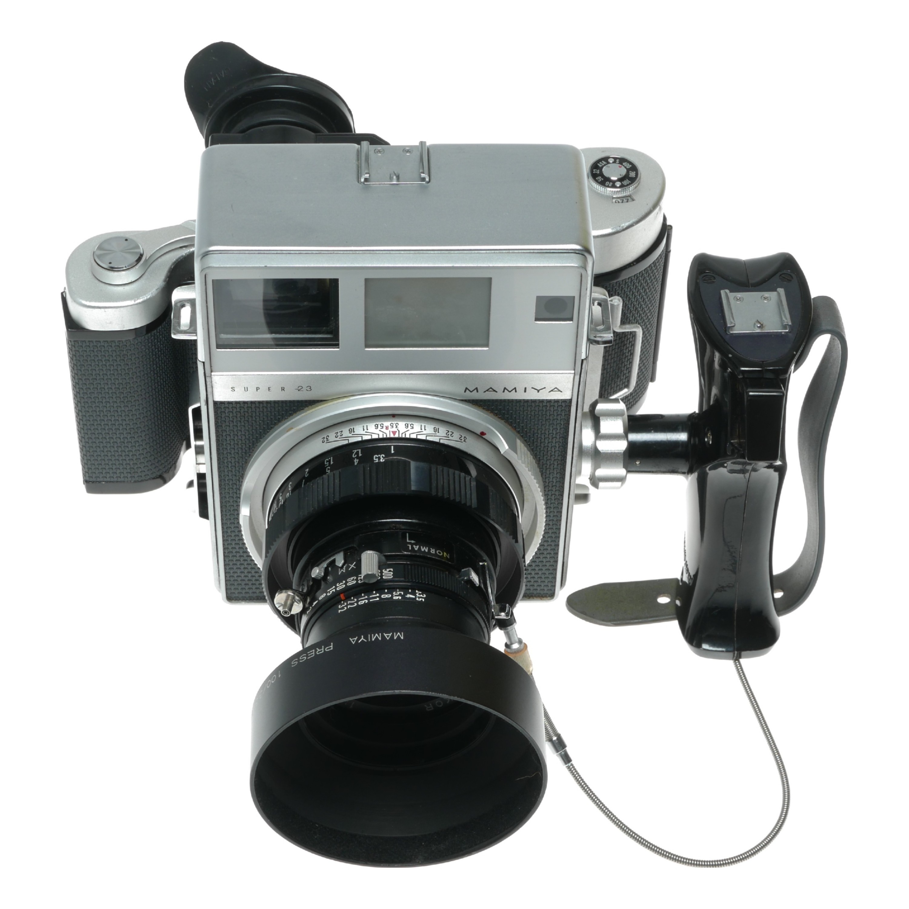 Mamiya Press Super 23 camera 100mm f/3.5 Grip set Xtra