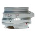 Leica Summicron 1:2/35mm f/2 M lens 8-Element Silver vintage