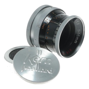 Switar 16mm f/1.8 H16 RX Lens C-Mount fits Bolex reflex