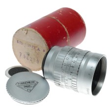 Angénieux 75mm f/2.5 P3 Cine Lens Boxed C-Mount fits Bolex