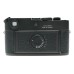 Leica M7 Black 0.72 35mm Film Rangefinder Camera Body for repair