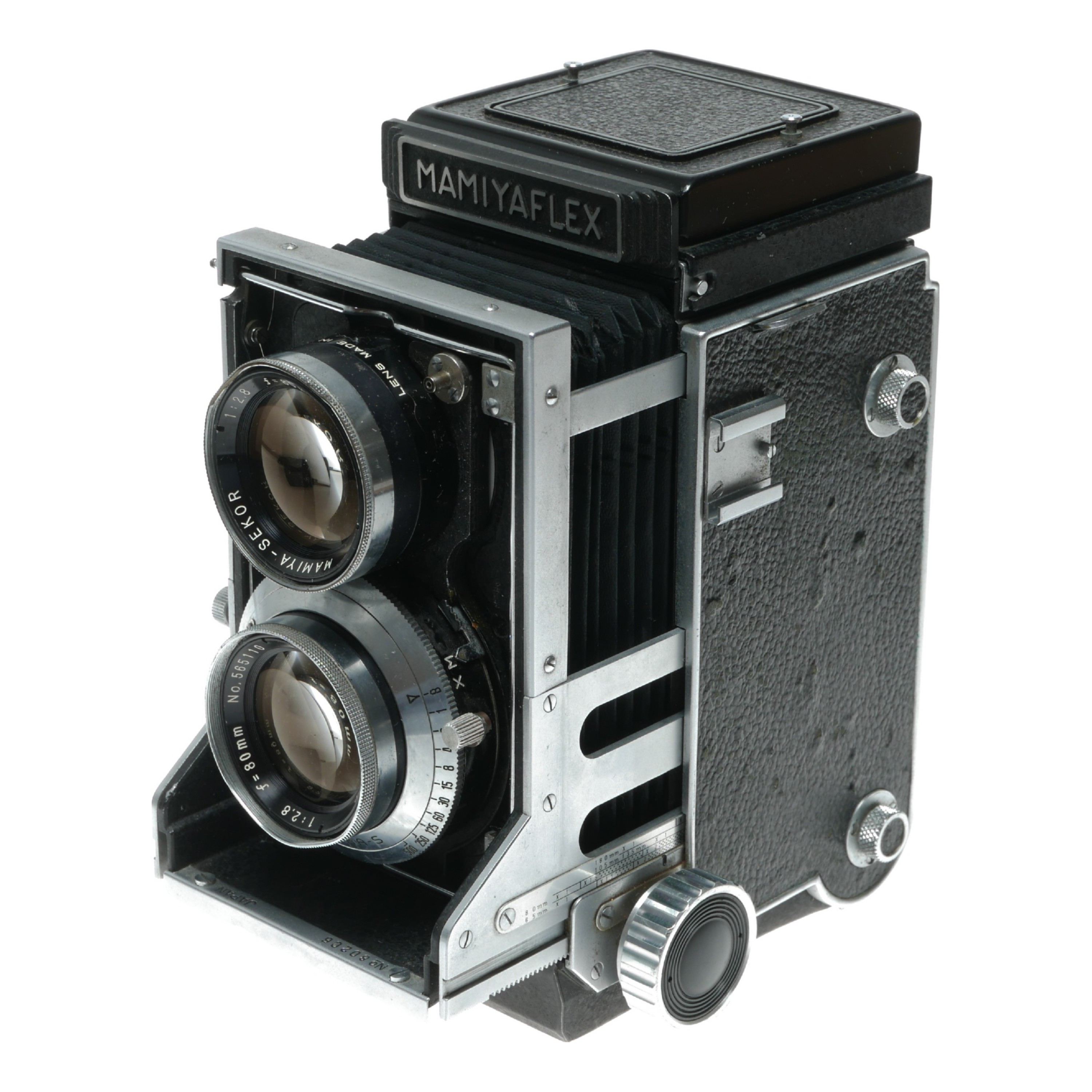 Buy mamiyaflex tlr film camera sekor 2.8/80mm lens flip up finder