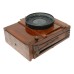 View camera vintage film antique wooden LUC shutter bellows