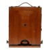 View camera vintage film antique wooden LUC shutter bellows
