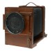 View camera vintage film antique wooden LUC shutter bellows
