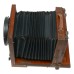 View camera vintage film antique wooden LUC shutter bellows