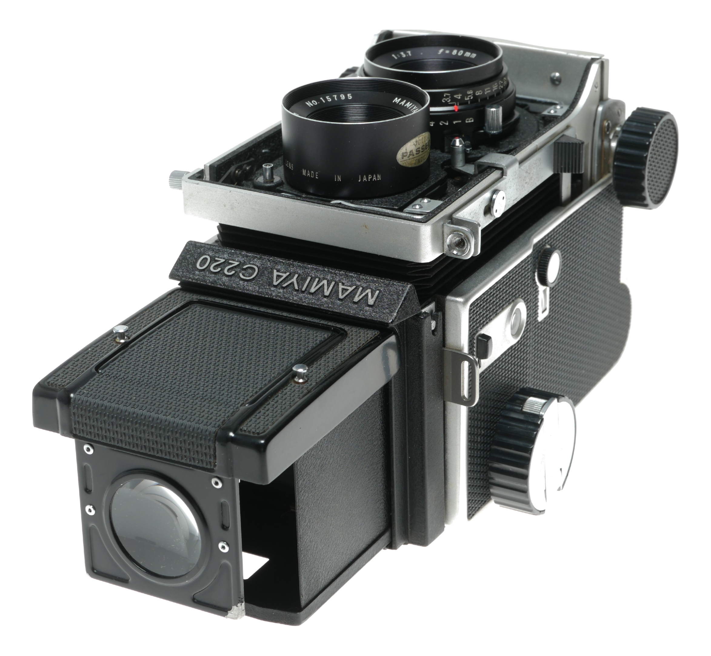 【美品】MAMIYA C220 80mm 3.7 マミヤ 二眼レフカメラ Mamiya C220 Medium Format TLR film camera with 80mm f2.8 lens