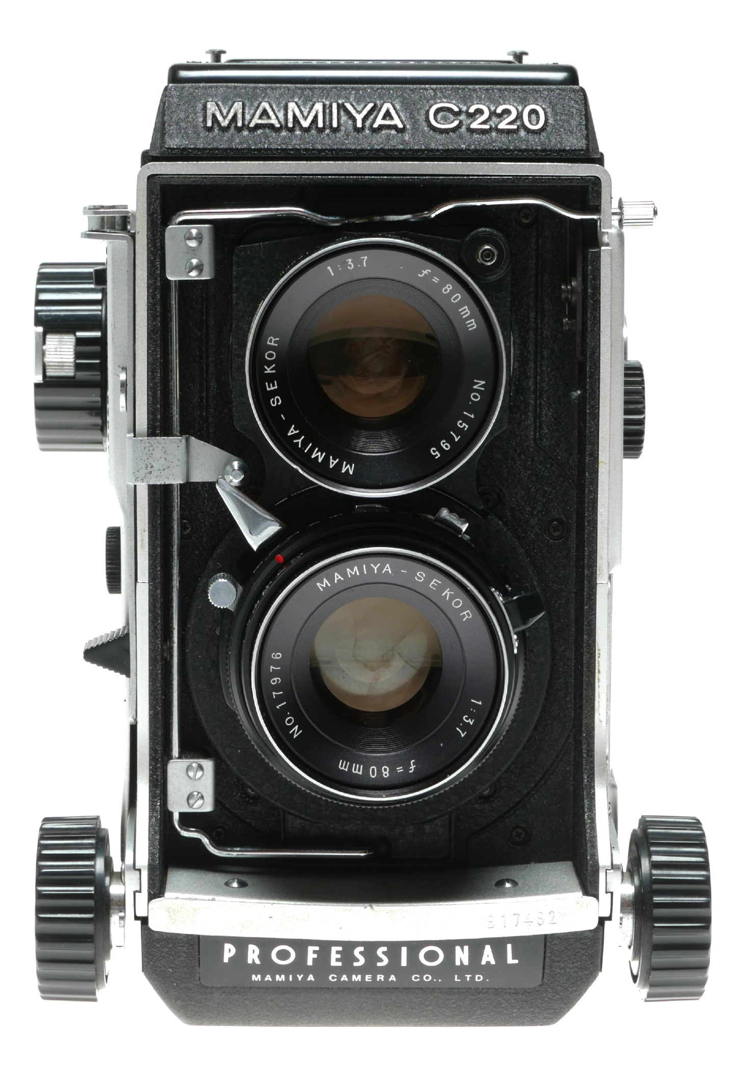 Mamiya C220 Professional TLR film camera medium format 3.7/80mm