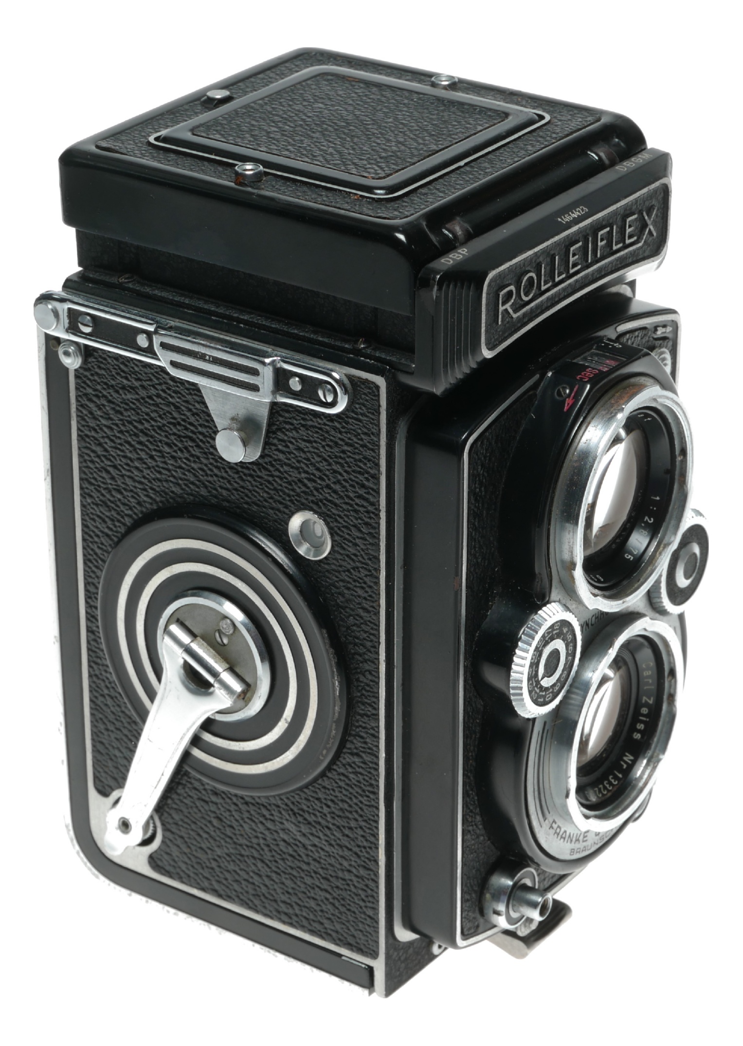 Rolleiflex Camera Serviced Zeiss Tessar 3.5/75mm TLR lens synchro