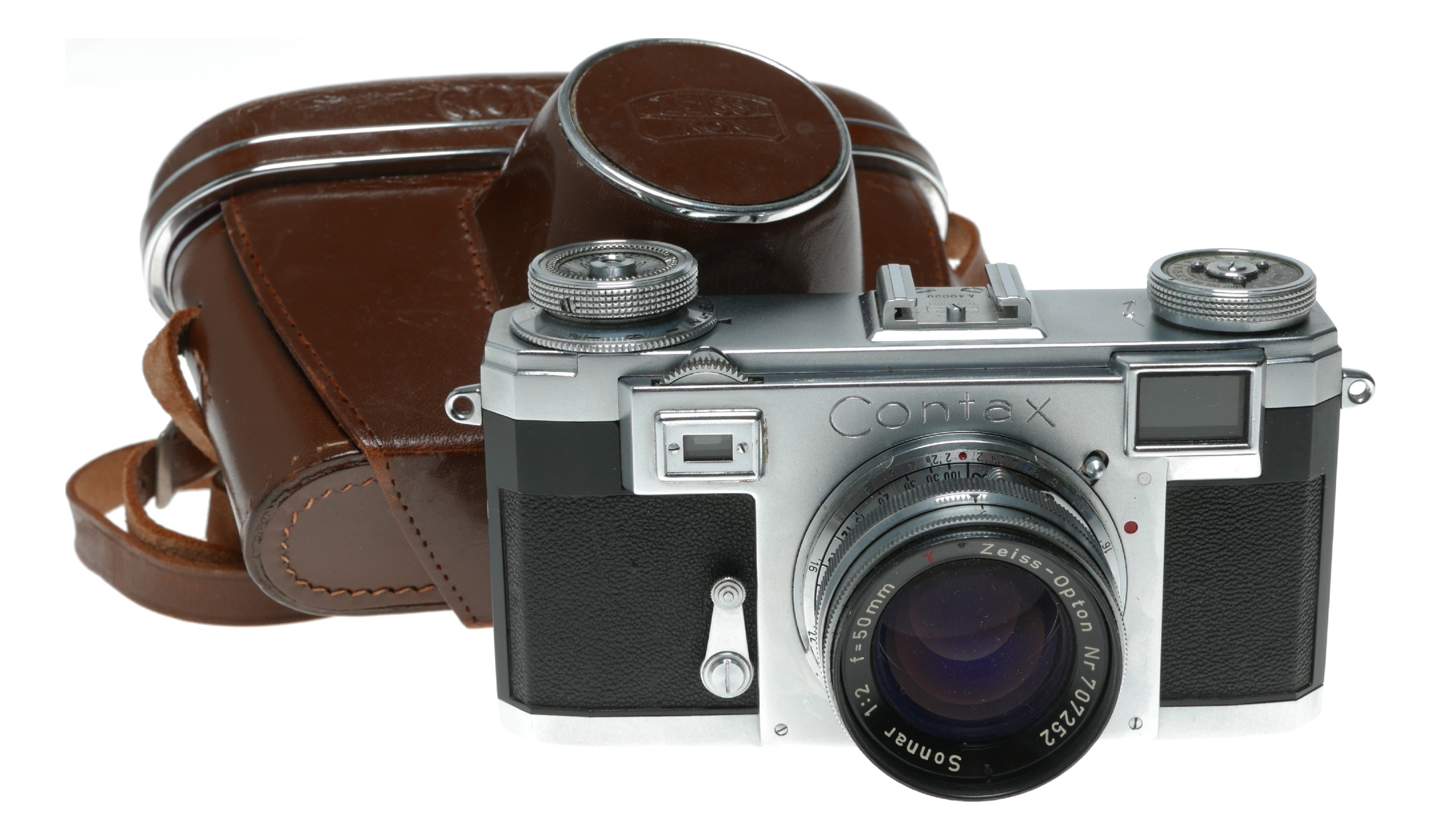 Zeiss Contax rangefinder camera with 2/50mm Sonnar 5cm f2 | eBay