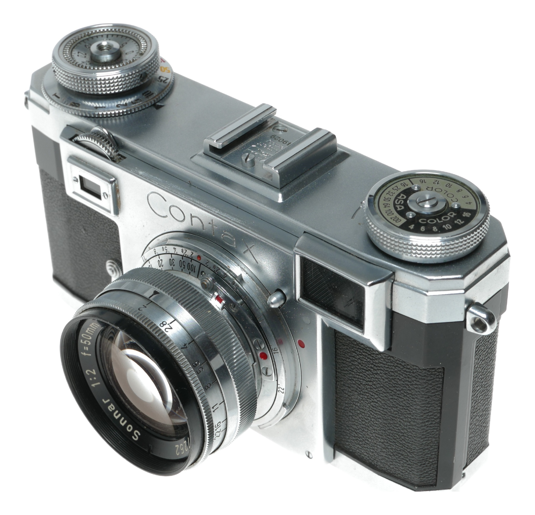 ■ZEISS IKON Contax II Sonnar 5cm F2 READ* Zeiss Ikon Contax II Film Rangefinder Camera w/ Carl