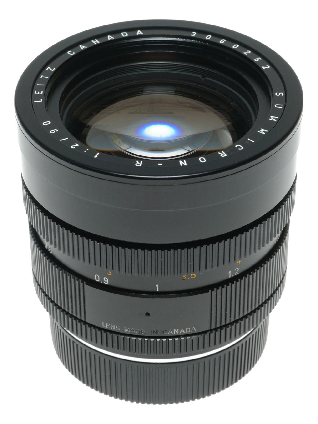 ライカ LEITZ  SUMMICRON-R 90mm F2 Leitz Canada / Leica Summicron-R 90mm F/2 [11219, 11254] | LENS-DB.COM