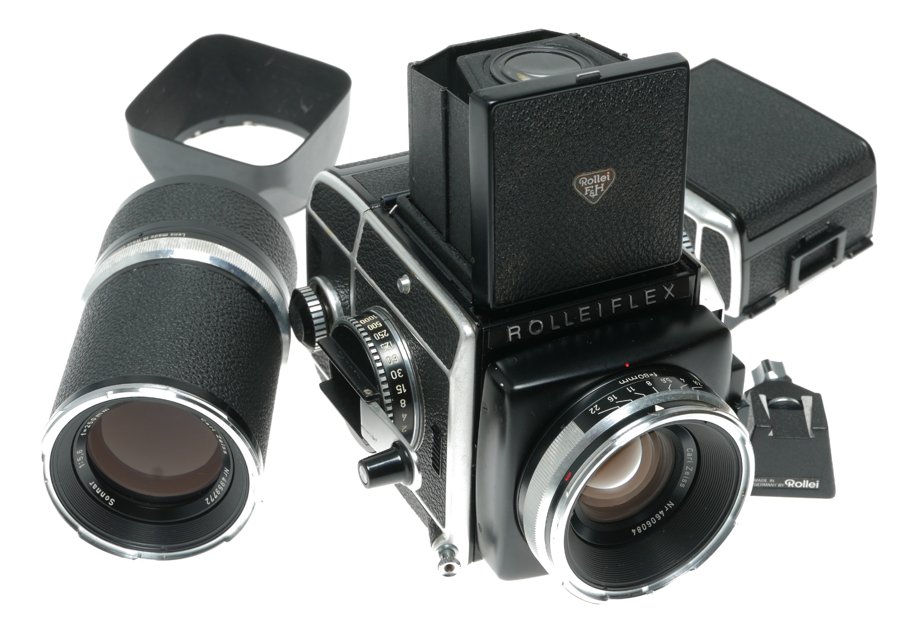 Rolleiflex SL66 Medium Format Camera Kit 2 Zeiss Lenses | eBay